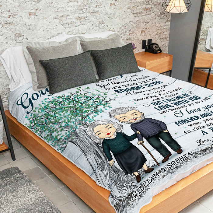 To My Gorgeous Wife, I Love You Forever And Always - Gift For Couples, Personalized Blanket