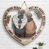 Always On My Mind, Forever In My Heart - Personalized Shaped Wood Sign