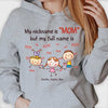 My Nick Name Is "Mom" - Gift For Mom, Personalized Unisex T-shirt, Hoodie