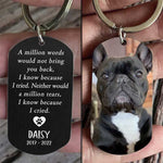 Custom Pet Photo Memorial Gifts for Dog Lovers - Personalized Keychain
