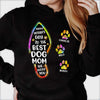 Happy Mother's Day To The Best Dog Mom Paw Print - Gift For Mother's Day - Personalized Unisex T-Shirt, Hoodie