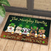 Family Celebrate Saint Patrick's Day - Drunk Lives Matter - Personalized Decorative Mat