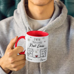 I Wish You Live Next Door - Bestie Personalized Custom 3D Inflated Effect Printed Accent Mug - Gift For Best Friends, BFF, Sisters