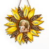 Custom Photo Flower Are Restful To Look At - Family Personalized Custom Shaped Home Decor Wood Sign - House Warming Gift For Mom, Grandma