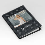 Custom Photo Happiness Is A Way Of Travel - Travel Personalized Custom Passport Cover, Passport Holder - Holiday Vacation Gift, Gift For Travel Lovers