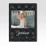 Custom Photo Happiness Is A Way Of Travel - Travel Personalized Custom Passport Cover, Passport Holder - Holiday Vacation Gift, Gift For Travel Lovers