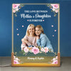 Custom Photo Forever Linked Together - Family Personalized Custom Shaped 3D LED Walnut Night Light - Mother's Day, Gift For Mom