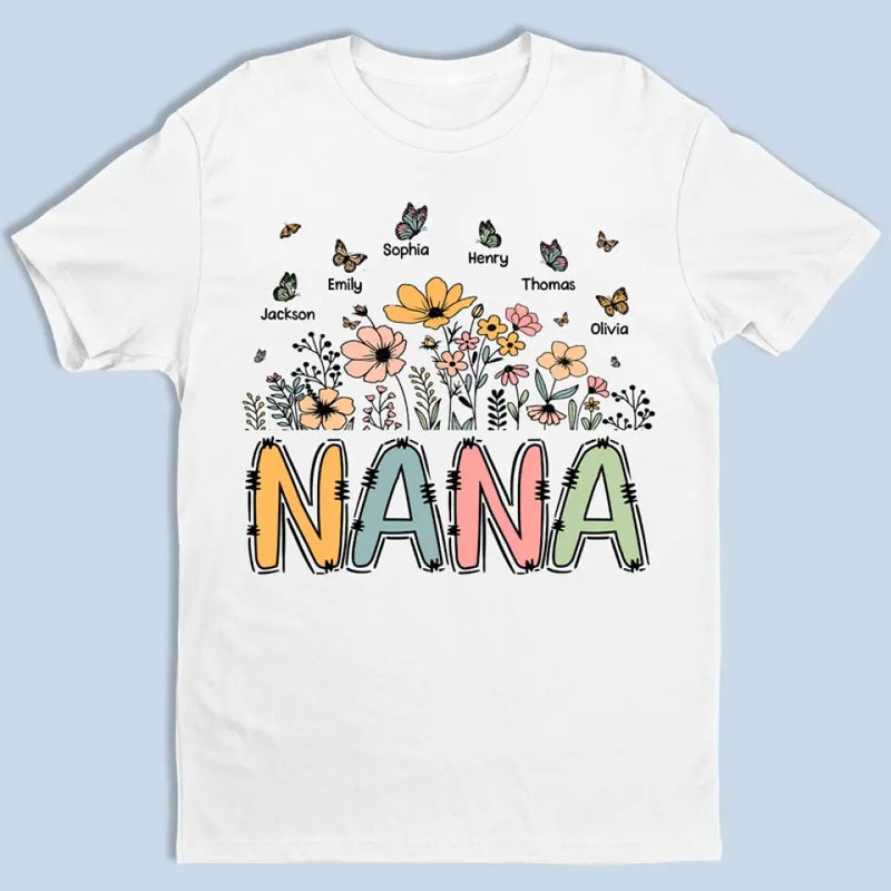 A Supportive Family Is What Builds A Home - Family Personalized Custom Unisex T-shirt, Hoodie, Sweatshirt - Mother's Day, Gift For Grandma, Mom
