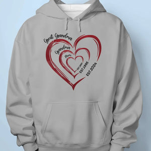Grandma's Remarkable Journey - Family Personalized Custom Unisex T-shirt, Hoodie, Sweatshirt - Mother's Day, Gift For Mom, Grandma