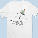 You Hold Me So Gently - Family Personalized Custom Unisex T-shirt, Hoodie, Sweatshirt - Mother's Day, Gift For Mom, Grandma, Sisters