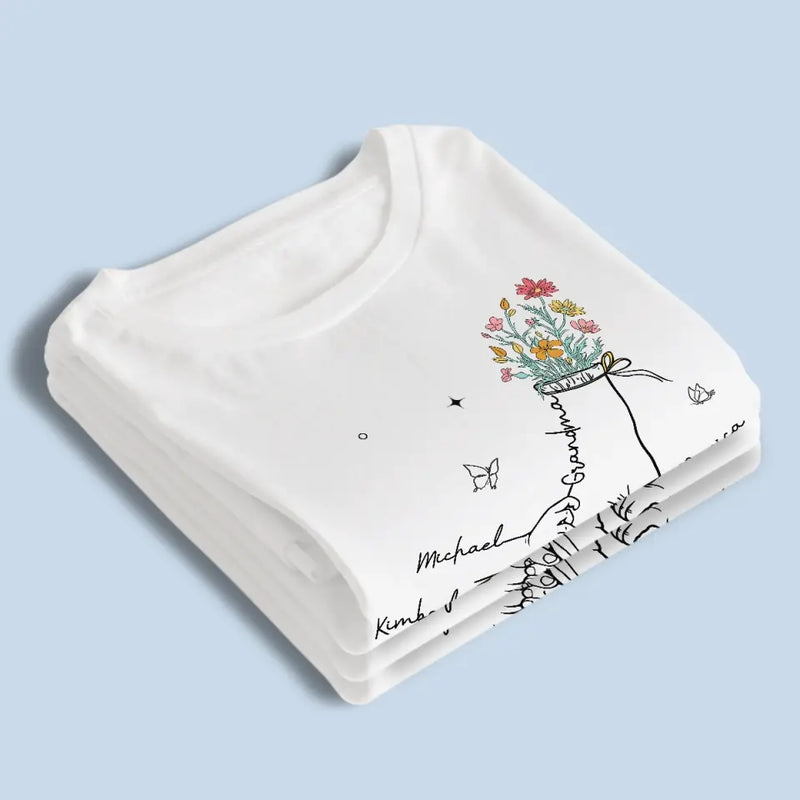 You Hold Me So Gently - Family Personalized Custom Unisex T-shirt, Hoodie, Sweatshirt - Mother's Day, Gift For Mom, Grandma, Sisters
