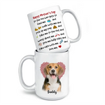 Custom Photo Life Doesn’t Come With A Manual - Dog & Cat Personalized Custom Mug - Mother's Day, Gift For Mom, Dog Lovers