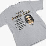 The Grandma Code - Family Personalized Custom Unisex T-shirt, Hoodie, Sweatshirt - Mother's Day, Gift For Auntie