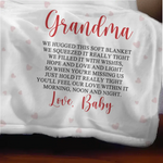 Wrap Yourself Up In My Love - Family Personalized Custom Blanket - Mother's Day, Gift For Mom, Grandma