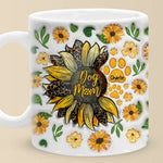 Your Love Shines Bright Like A Sunflower - Dog & Cat Personalized Custom 3D Inflated Effect Printed Mug - Mother's Day, Gift For Pet Owners, Pet Lovers
