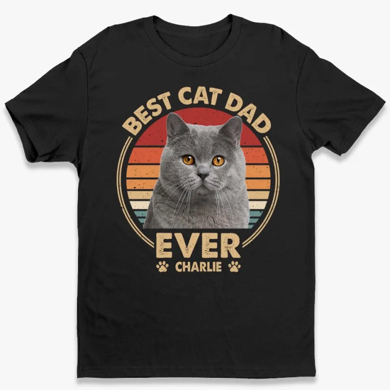 Custom Photo The Animals Are Right Here - Dog & Cat Personalized Custom Unisex T-shirt, Hoodie, Sweatshirt - Father's Day, Gift For Dad, Cat Lovers