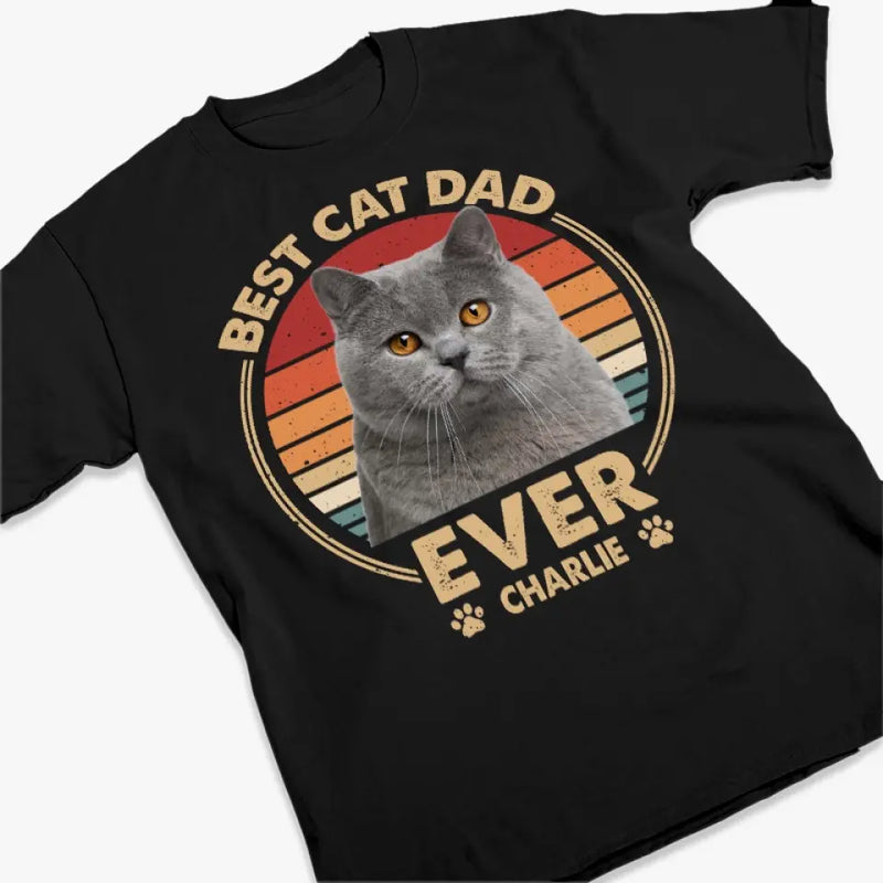 Custom Photo The Animals Are Right Here - Dog & Cat Personalized Custom Unisex T-shirt, Hoodie, Sweatshirt - Father's Day, Gift For Dad, Cat Lovers