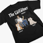 The Cat Father - Cat Personalized Custom Unisex T-shirt, Hoodie, Sweatshirt - Father's Day, Gift For Dad, Cat Lovers