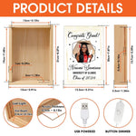 Custom Photo You Become What You Believe - Family Personalized Custom Frame Light Box - Graduation Gift For Siblings, Brothers, Sisters