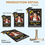 Custom Photo Forever Is Composed Of Nows - Family Personalized Custom 2-Layered Wooden Plaque With Stand - Graduation Gift For Daughter