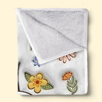 We Love You Mom - Family Personalized Custom 3D Inflated Effect Printed Blanket - Mother's Day, Gift For Mom, Grandma