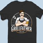 The Grill Master Can Beat The Meat - Family Personalized Custom Unisex T-shirt, Hoodie, Sweatshirt - Father's Day, Gift For Dad, Grandpa, Husband