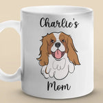 My Dog Is The Therapist I Need- Dog Personalized Custom Mug - Gift For Mom, Dog Lovers
