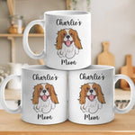 My Dog Is The Therapist I Need- Dog Personalized Custom Mug - Gift For Mom, Dog Lovers