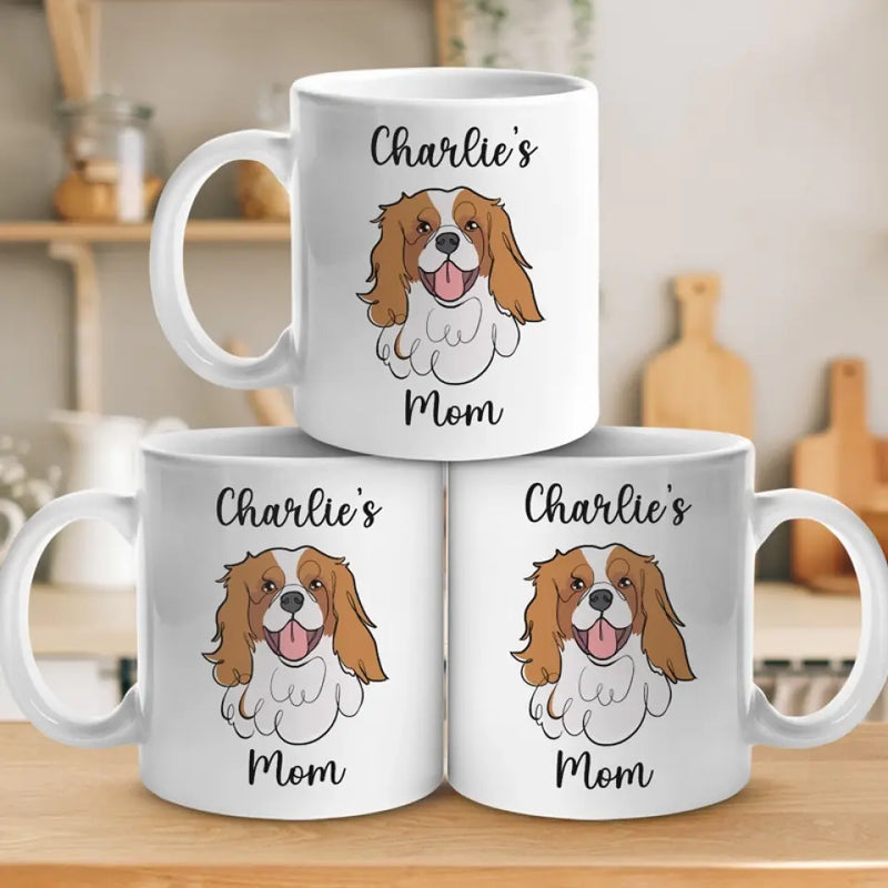 My Dog Is The Therapist I Need- Dog Personalized Custom Mug - Gift For Mom, Dog Lovers