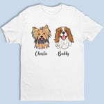 Happiness Is A Warm Puppy - Dog Personalized Custom Unisex T-shirt, Hoodie, Sweatshirt - Gift For Dog Lovers