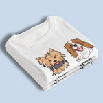 Happiness Is A Warm Puppy - Dog Personalized Custom Unisex T-shirt, Hoodie, Sweatshirt - Gift For Dog Lovers