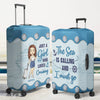 Life Is Better On A Cruise - Travel Personalized Custom Luggage Cover - Holiday Vacation Gift, Gift For Adventure Travel Lovers