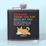 This Home Is Filled With Love And Dog Hair - Dog Personalized Custom Hip Flask - Father's Day, Gift For Pet Owners, Pet Lovers