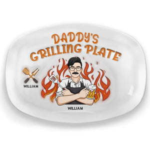 Le Roi de la Cuisine - Plateau Gonflable Personnalisé 3D pour Famille - Fête des Pères, Cadeau pour Papa, Grand-Père
