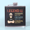 Dad You’ve Always Been My Hero - Family Personalized Custom Hip Flask - Father's Day, Gift For Dad, Grandpa