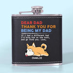 This Home Is Filled With Love And Dog Hair - Dog Personalized Custom Hip Flask - Father's Day, Gift For Pet Owners, Pet Lovers