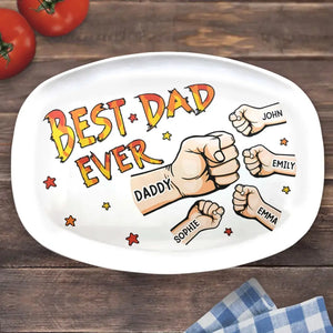 Les familles sont comme du fudge - Plateau personnalisé pour la famille - Fête des pères, cadeau pour papa, grand-père