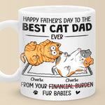 One Cat Just Leads To Another - Cat Personalized Custom Mug - Father's Day, Gift For Dad, Cat Lovers