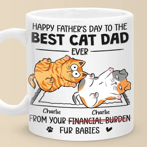 One Cat Just Leads To Another - Cat Personalized Custom Mug - Father's Day, Gift For Pet Owners, Pet Lovers