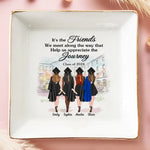 We Did It - Bestie Personalized Custom Jewelry Dish - Graduation Gift For Best Friends, Sisters