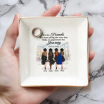 We Did It - Bestie Personalized Custom Jewelry Dish - Graduation Gift For Best Friends, Sisters
