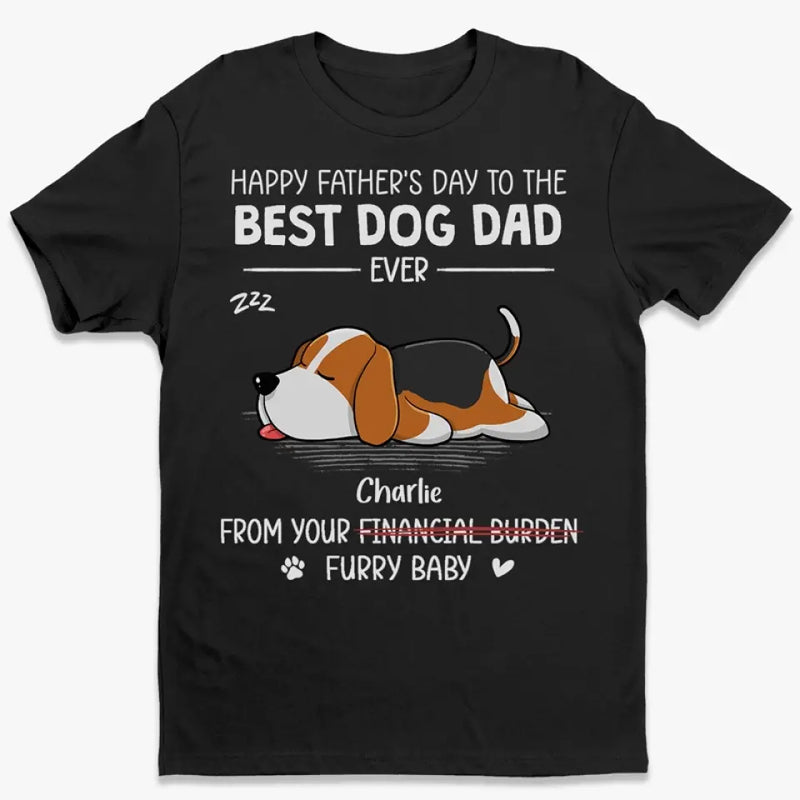 Cheers To The Best Dog Dad- Dog Personalized Custom Unisex T-shirt, Hoodie, Sweatshirt - Father's Day, Gift For Dad, Dog Lovers