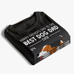 Cheers To The Best Dog Dad- Dog Personalized Custom Unisex T-shirt, Hoodie, Sweatshirt - Father's Day, Gift For Dad, Dog Lovers