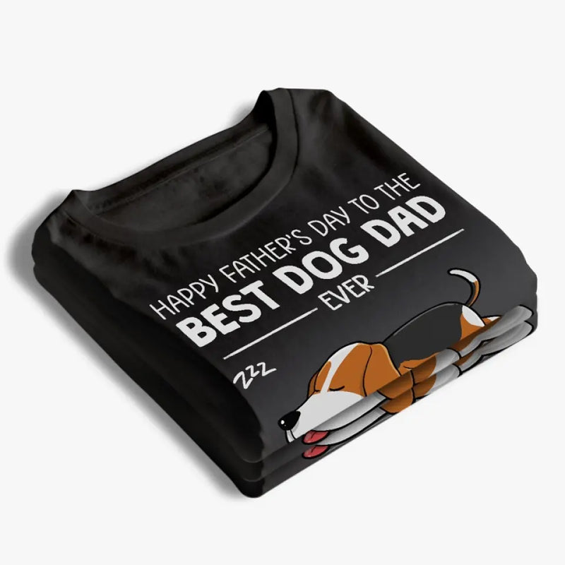 Cheers To The Best Dog Dad- Dog Personalized Custom Unisex T-shirt, Hoodie, Sweatshirt - Father's Day, Gift For Dad, Dog Lovers