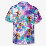 Custom Photo Summer Vibe - Dog & Cat Personalized Custom Unisex Tropical Hawaiian Aloha Shirt - Summer Vacation Gift, Gift For Dog Lovers