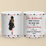 I Finally Graduated - Family Personalized Custom Mug - Graduation Gift For Family Members, Siblings, Brothers, Sisters