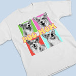 Custom Photo Pets Leave Paw Prints On Our Hearts - Dog & Cat Personalized Custom Unisex T-shirt, Hoodie, Sweatshirt - Gift For Mom, Dog Lovers