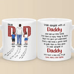 We Have A Long Way To Go - Family Personalized Custom Mug - Father's Day, Gift For Dad