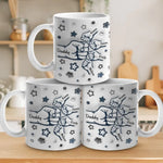 The Strong Bond Between Dad And Children - Family Personalized Custom 3D Inflated Effect Printed Mug - Father's Day, Gift For Dad, Grandpa