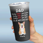 You Know That I Love Snacks - Dog Personalized Custom Aluminum Changing Color Cup - Gift For Dad, Dog Lovers